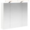 vidaXL F&uuml;rdőszobai t&uuml;k&ouml;rszekr&eacute;ny Feh&eacute;r 80 x 14.5 x 70 cm Faanyag