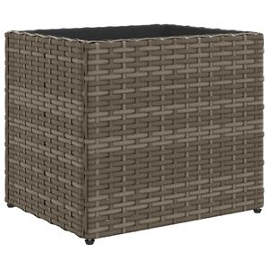 vidaXL sz&uuml;rke polyrattan kerti &uuml;ltetől&aacute;da 36x30x32 cm