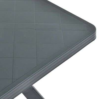 vidaXL zöld műanyag bisztróasztal 70 x 70 x 72 cm