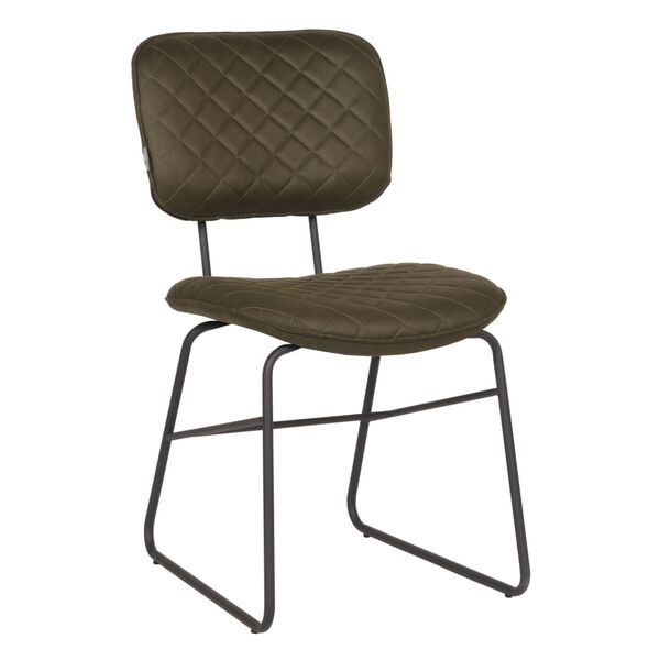 LABEL51 2 db military z&ouml;ld "Sev" &eacute;tkezősz&eacute;k 49 x 60 x 87 cm