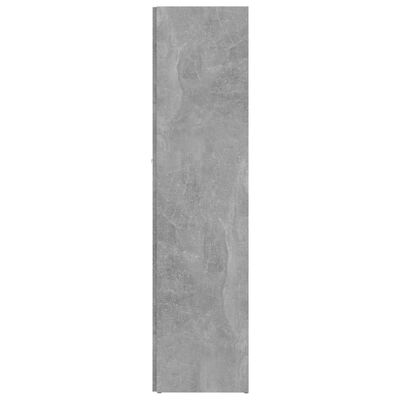 vidaXL betonszürke forgácslap sarokszekrény 33 x 33 x 132 cm