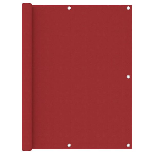 vidaXL piros oxford-szövet erkélyparaván 120 x 400 cm