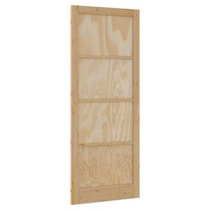vidaXL Belső Ajt&oacute; Term&eacute;szetes 83 x 232 cm Furn&eacute;r
