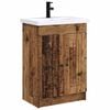 vidaXL F&uuml;rdőszoba b&uacute;tor szett Antik Fa 78,5 x 37,5 x 81 cm Szerelt Fa