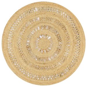 vidaXL k&eacute;zzel font jutaszőnyeg 120 cm