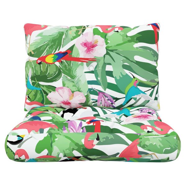 vidaXL 2 db többszínű oxford szövet raklapkanapé párna