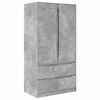 vidaXL Ruh&aacute;sszekr&eacute;ny Beton Sz&uuml;rke 79,5 x 49 x 156 cm M&eacute;rn&ouml;ki fa