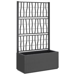 vidaXL s&ouml;t&eacute;tsz&uuml;rke PP r&aacute;csos kerti &uuml;ltetől&aacute;da 80 x 36 x 140 cm