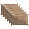 vidaXL P&aacute;rna huzat 6 db HOUTEN Barna 50 x 80 cm Chenille Sz&ouml;vet