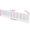 vidaXL horganyzott acél gabion fal 630 x 30 x 100 cm