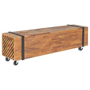 vidaXL t&ouml;m&ouml;r t&iacute;kfa TV-&aacute;llv&aacute;ny 110 x 30 x 32,5 cm