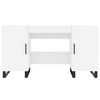 vidaXL fehér szerelt fa íróasztal 140 x 50 x 75 cm