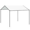 vidaXL Pavilon 4 x 4 x 2,6 m Feh&eacute;r Ac&eacute;l &eacute;s poli&eacute;szter 180 gsm
