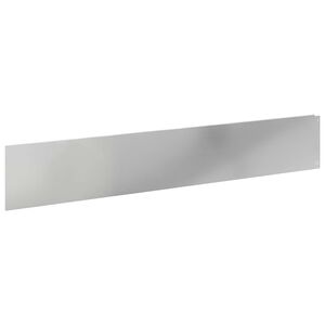 vidaXL Fűszeg&eacute;lyez&eacute;s 30 db 100 x 18 cm Ac&eacute;l Ez&uuml;st