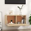 vidaXL sonoma t&ouml;lgy sz&iacute;nű szerelt fa faliszekr&eacute;ny 80 x 36,5 x 35 cm