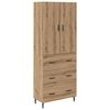 vidaXL Magasfi&uacute; 2 db Artisan t&ouml;lgy 69,5 x 34 x 180 cm Szerelt Fa