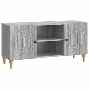 vidaXL TV szekr&eacute;ny 102 x 34,5 x 50 cm Sz&uuml;rke Sonoma Szerelt Fa