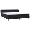 vidaXL fekete b&aacute;rsony rug&oacute;s &aacute;gy matraccal 180x210 cm