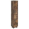 vidaXL Szekr&eacute;ny szett 2 pcs F&uuml;st&ouml;s T&ouml;lgy 34,5 x 33 x 90 cm Szerelt Fa