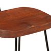 vidaXL bárszékek 2 db 49x43x103 cm tömör fa Mango