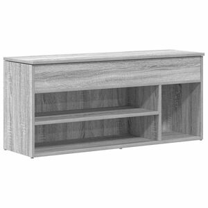 vidaXL sz&uuml;rke sonoma sz&iacute;nű szerelt fa cipőpolc 102x30,5x45 cm