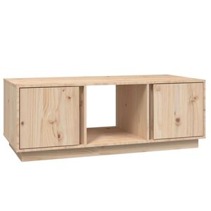vidaXL t&ouml;m&ouml;r fenyőfa doh&aacute;nyz&oacute;asztal 110 x 50 x 40 cm