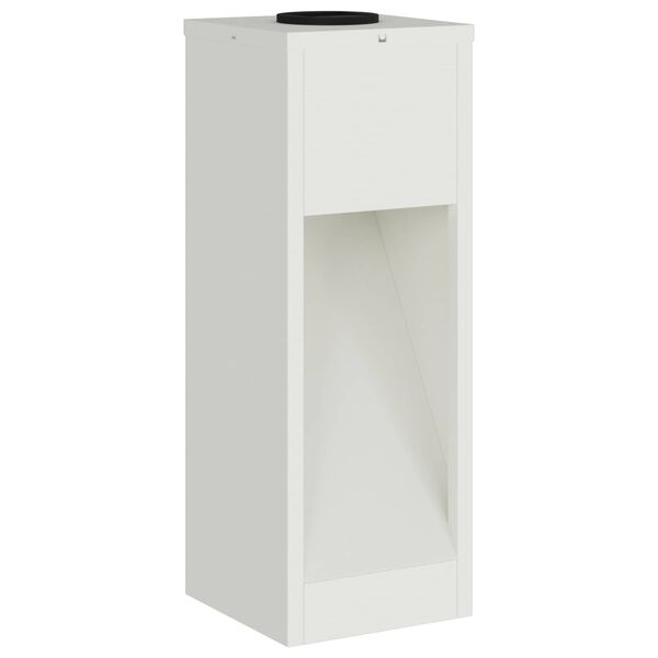 vidaXL Napelemes LED &Uacute;tjelző L&aacute;mpa 2 pcs Feh&eacute;r Hidegen hengerelt ac&eacute;l