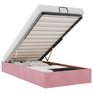 vidaXL Ottom&aacute;n &aacute;gykeret matrac n&eacute;lk&uuml;l r&oacute;zsasz&iacute;n 90x190 cm b&aacute;rsony