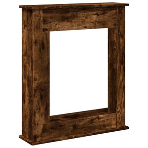 vidaXL f&uuml;st&ouml;s t&ouml;lgy sz&iacute;nű szerelt fa kandall&oacute;burkolat 75 x 20 x 87,5cm