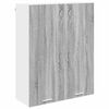 vidaXL F&uuml;ggő szekr&eacute;ny Sz&uuml;rke Sonoma 80 x 31 x 100 cm Szerelt Fa