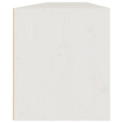 vidaXL 2 db fehér tömör fenyőfa faliszekrény 80 x 30 x 35 cm