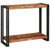 vidaXL Konzolasztal 90 x 33 x 75 cm Szil&aacute;rd &Uacute;jrahasznos&iacute;tott Fa