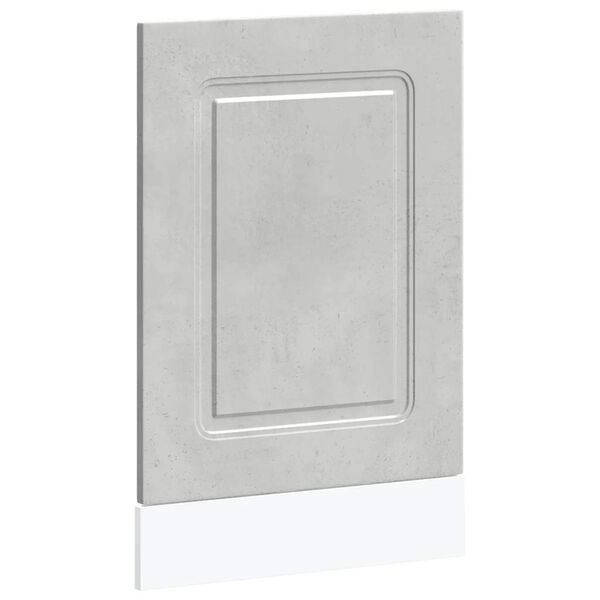 vidaXL mosogat&oacute;g&eacute;p panel&nbsp;Kalmar&nbsp;beton sz&uuml;rke&nbsp;45x1,5x67 cm