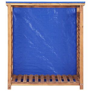 vidaXL t&ouml;m&ouml;r ak&aacute;cfa tűzifat&aacute;rol&oacute; 105 x 38 x 115 cm