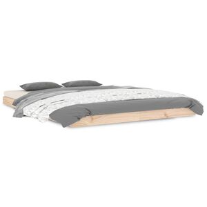 vidaXL t&ouml;m&ouml;r fenyőfa &aacute;gykeret 140 x 190 cm