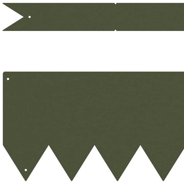 vidaXL Fűszeg&eacute;lyez&eacute;s 10 pcs Olajz&ouml;ld 100 x 0.05 x 20 cm