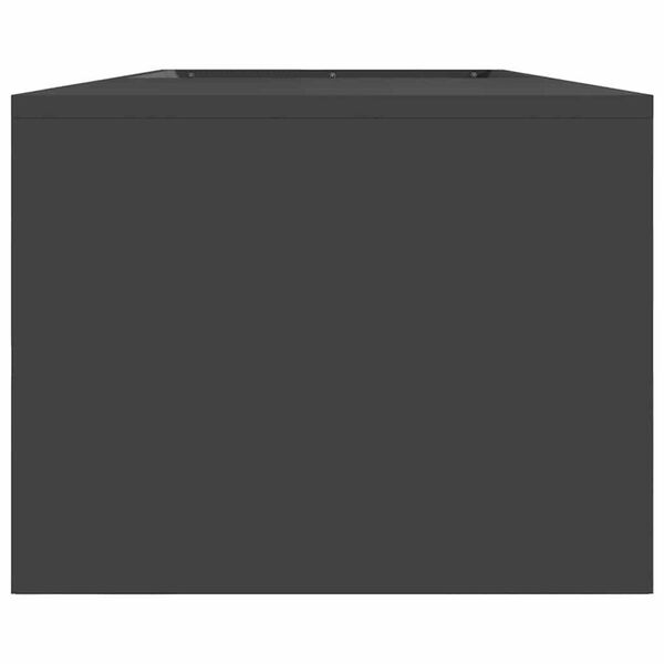 vidaXL Tűzrakó Fekete 160 x 45 x 35 cm Acél