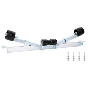 vidaXL Cs&oacute;nak Trailer Als&oacute; T&aacute;mogat&aacute;s 90,5 x 12 x 32 cm Ez&uuml;st