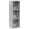 vidaXL betonsz&uuml;rke szerelt fa k&ouml;nyv-/TV-szekr&eacute;ny 36 x 30 x 114 cm