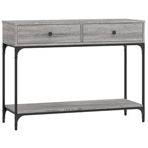 vidaXL sz&uuml;rke sonoma sz&iacute;nű szerelt fa konzolasztal 100 x 34,5 x 75 cm