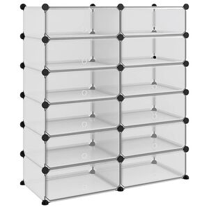 vidaXL &aacute;tl&aacute;tsz&oacute; polipropil&eacute;n cipőtart&oacute; 94,5x36,5x106 cm
