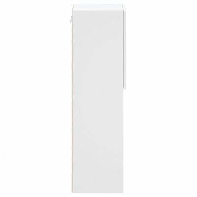 vidaXL fehér TV-szekrény LED-lámpákkal 30,5 x 30 x 102 cm