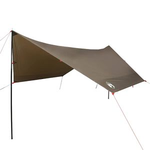 vidaXL barna v&iacute;z&aacute;ll&oacute; kempingponyva 462x306x211 cm