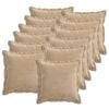 vidaXL P&aacute;rna huzat 12 db HOUTEN T&oacute;psz&iacute;nű 40 x 40 cm Chenille Sz&ouml;vet