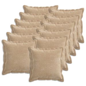 vidaXL P&aacute;rna huzat 12 db HOUTEN T&oacute;psz&iacute;nű 40 x 40 cm Chenille Sz&ouml;vet