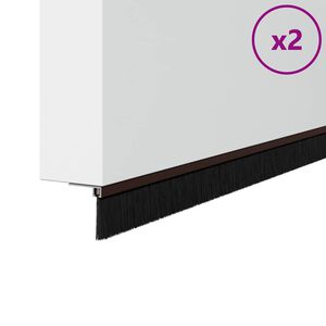 vidaXL &Ouml;ntapad&oacute; ajt&oacute; kefe t&ouml;m&iacute;t&eacute;sek 2 pcs Barna 100 cm