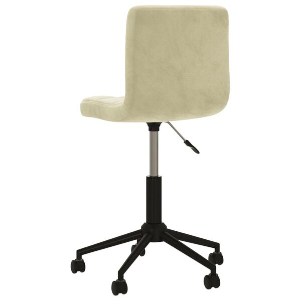 vidaXL kr&eacute;msz&iacute;nű b&aacute;rsony forg&oacute; &eacute;tkezősz&eacute;k