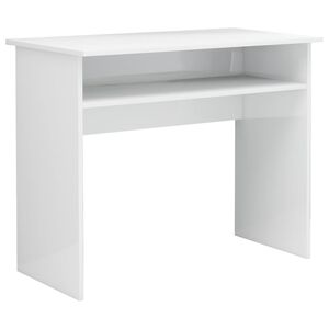 vidaXL magasf&eacute;nyű feh&eacute;r szerelt fa &iacute;r&oacute;asztal 90 x 50 x 74 cm