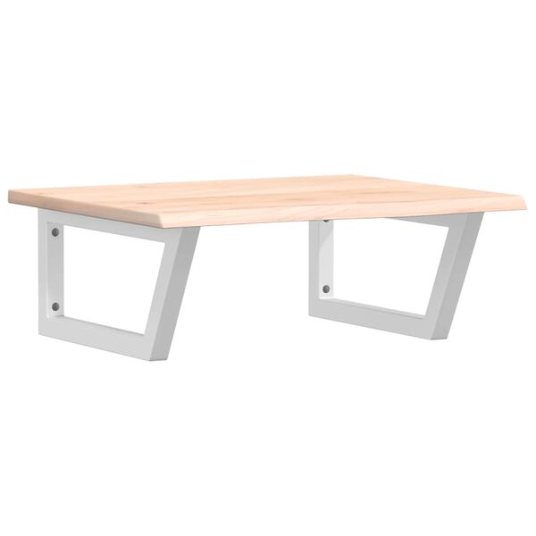 vidaXL ac&eacute;l &eacute;s t&ouml;m&ouml;r t&ouml;lgyfa falra szerelhető mosd&oacute;polc