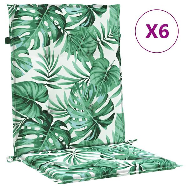 vidaXL H&aacute;tp&aacute;rn&aacute;k 6 pcs Lev&eacute;l mint&aacute;zat 100 x 50 x 3 cm Oxford Sz&ouml;vet